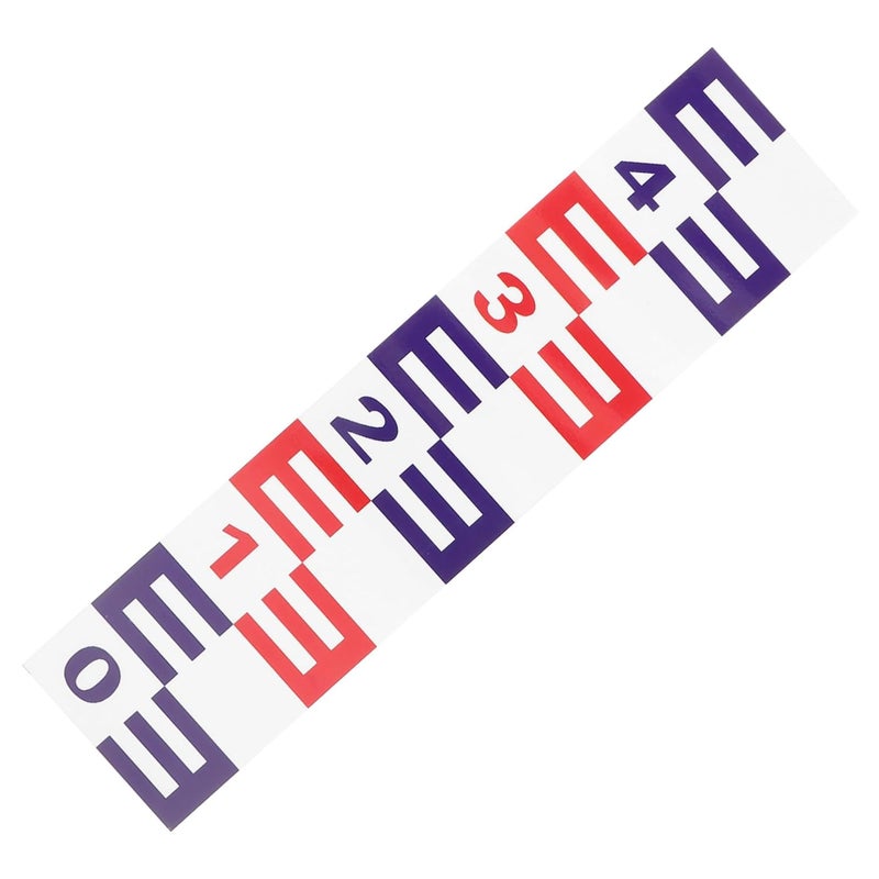 مقياس مستوى الماء العاكس ذاتي اللصق من الألومنيوم لأداة قياس الارتفاع لحوض السباحة وبرميل المطر - Image 1